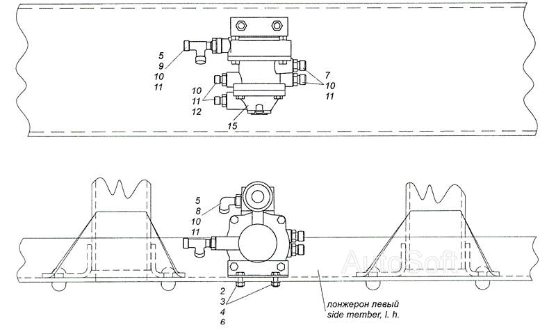 Схема гур камаз 4308