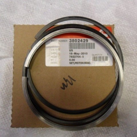 Кольца поршневые стандарт (комплект на 1 поршень) 6CT (3922686+3921919+3919918)