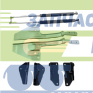 Комплект крепления кронштейнов на рестайлинговую панель(8 наименований) комплект КАМАЗ-ЕВРО  63501-8401020-21-26-27-70