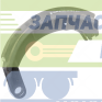 Колодки тормозные литые (короткая накладка асбест.) КАМАЗ 53229-3501095